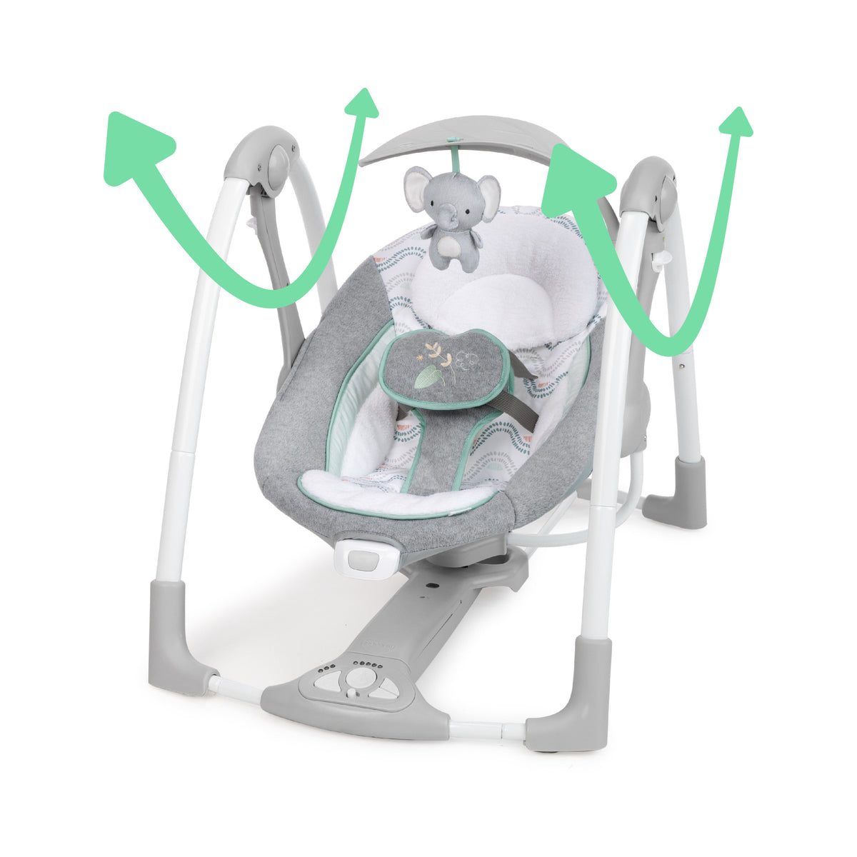 Ingenuity ConvertMe Swing-2-Seat Portable Baby Swing & Seat - Swell