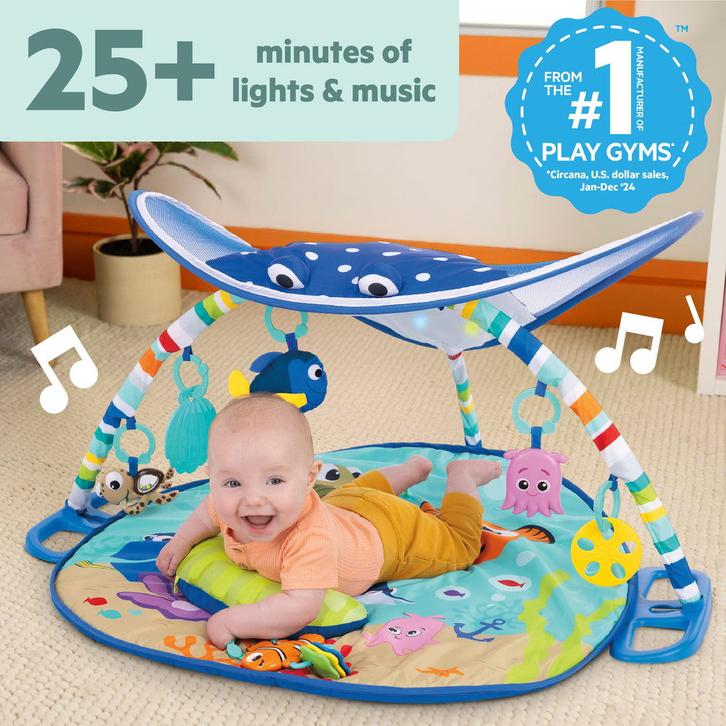 Disney Baby Finding Nemo Mr. Ray Ocean Lights & Music Activity Play Gym