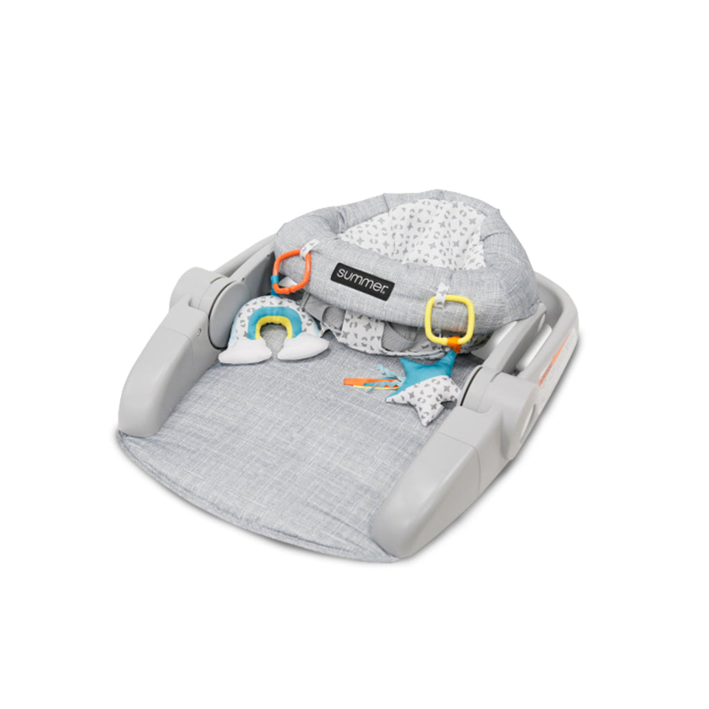 Learn-to-Sit 2-position Seat - Heather Gray