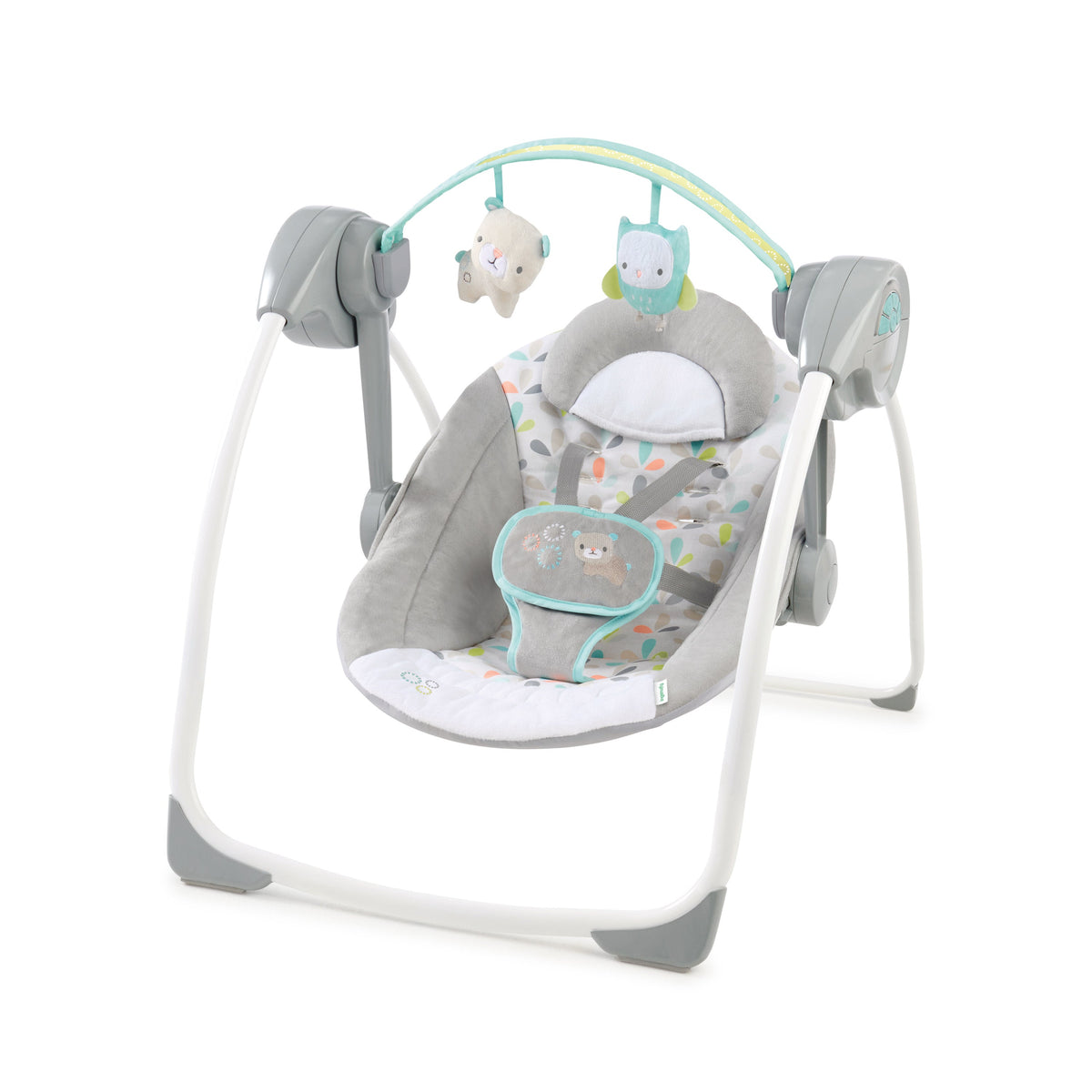 Ingenuity Comfort 2 Go Compact Portable Baby Swing, Fanciful Forest