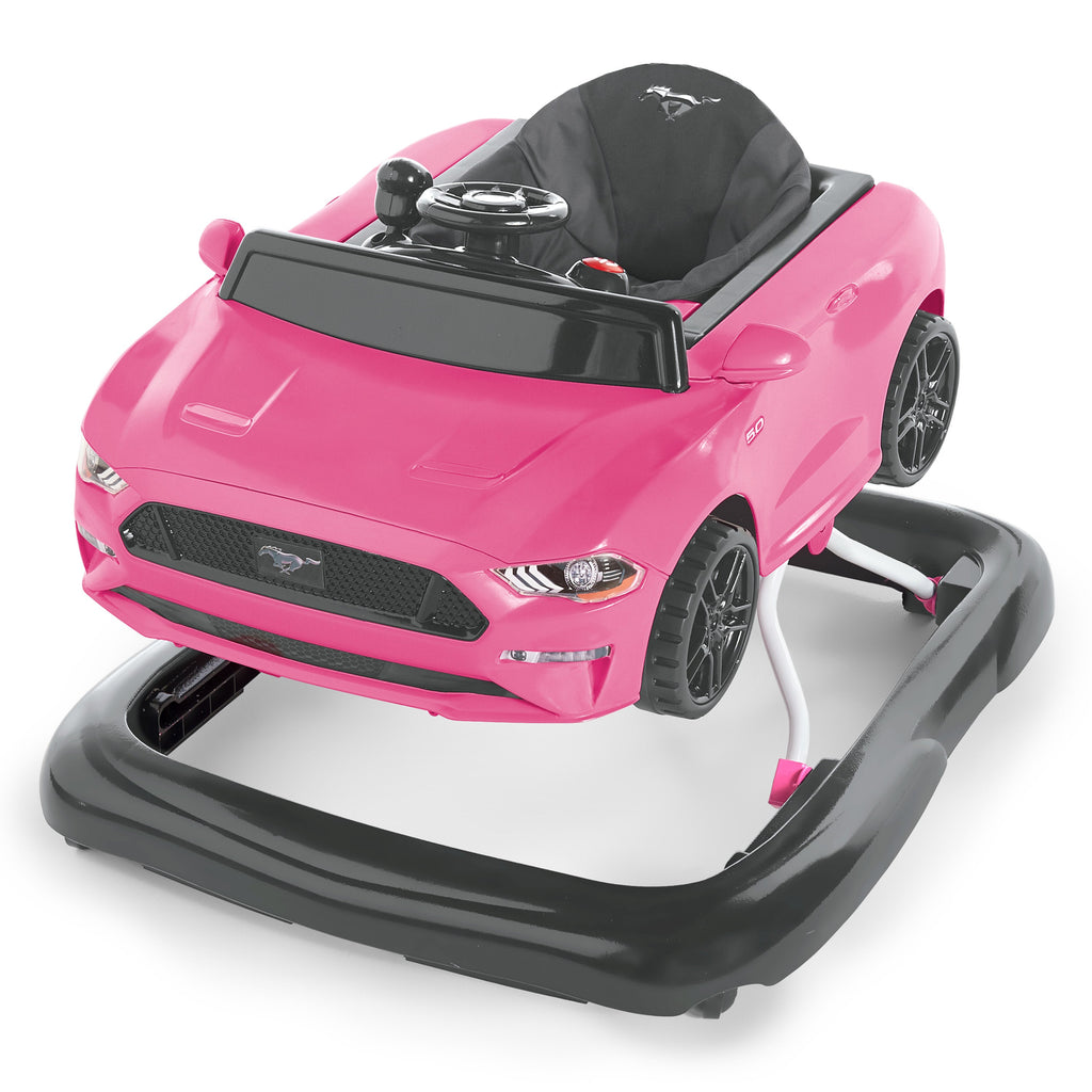 Ford Mustang 4-in-1 Pink Baby Activity Walker with 4 Ways to Play