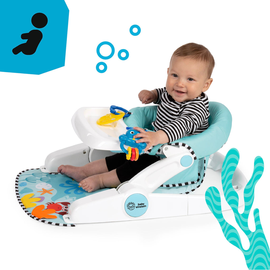 Baby Einstein Sea of Support 2-in-1 Sit-Up Floor Seat, Ages 4 Months and Up