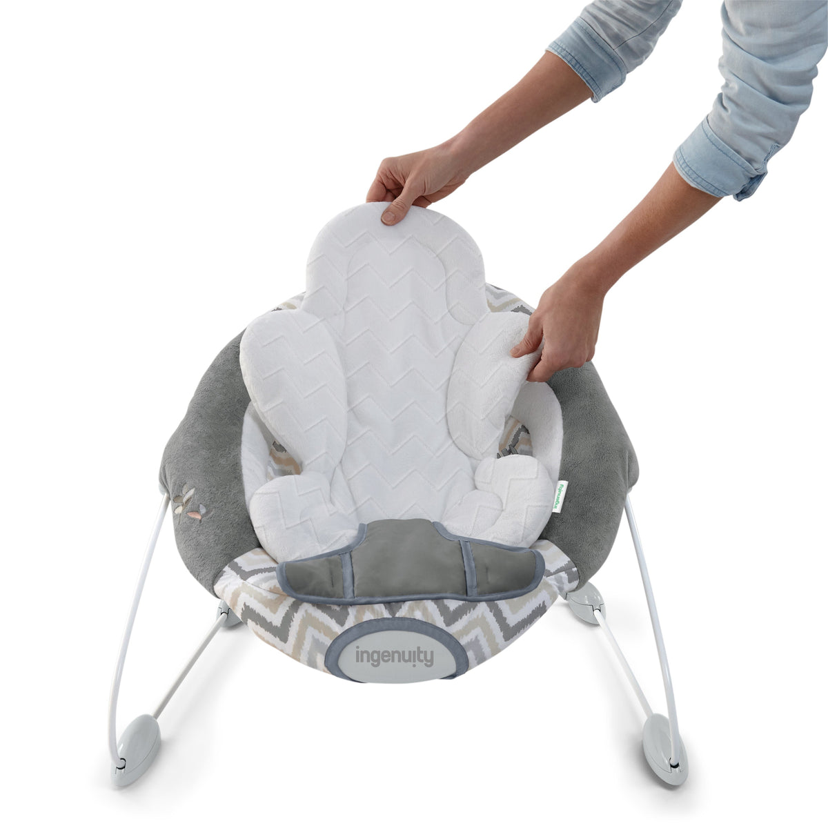 Ingenuity SmartBounce Automatic Baby Bouncer Seat, Braden