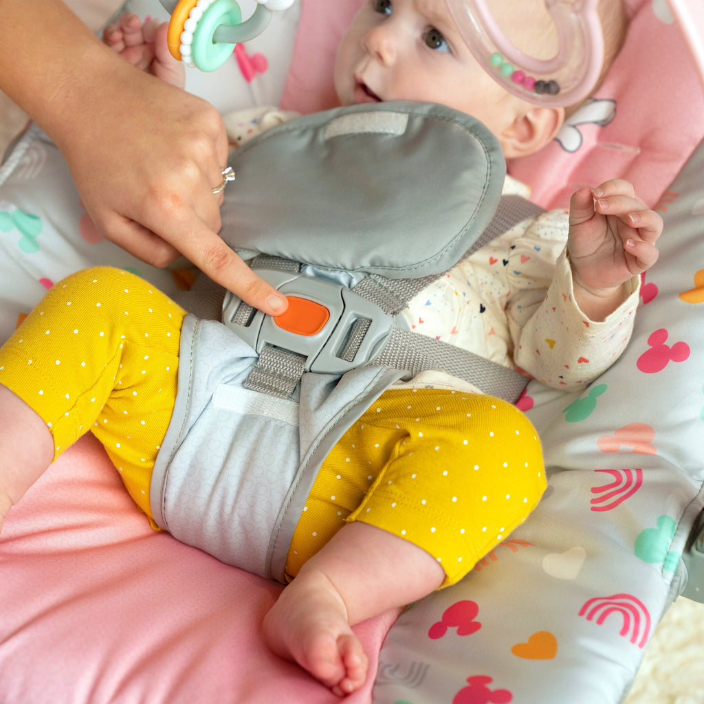 Disney Baby MINNIE MOUSE Forever Besties Infant to Toddler Rocker by Bright Starts