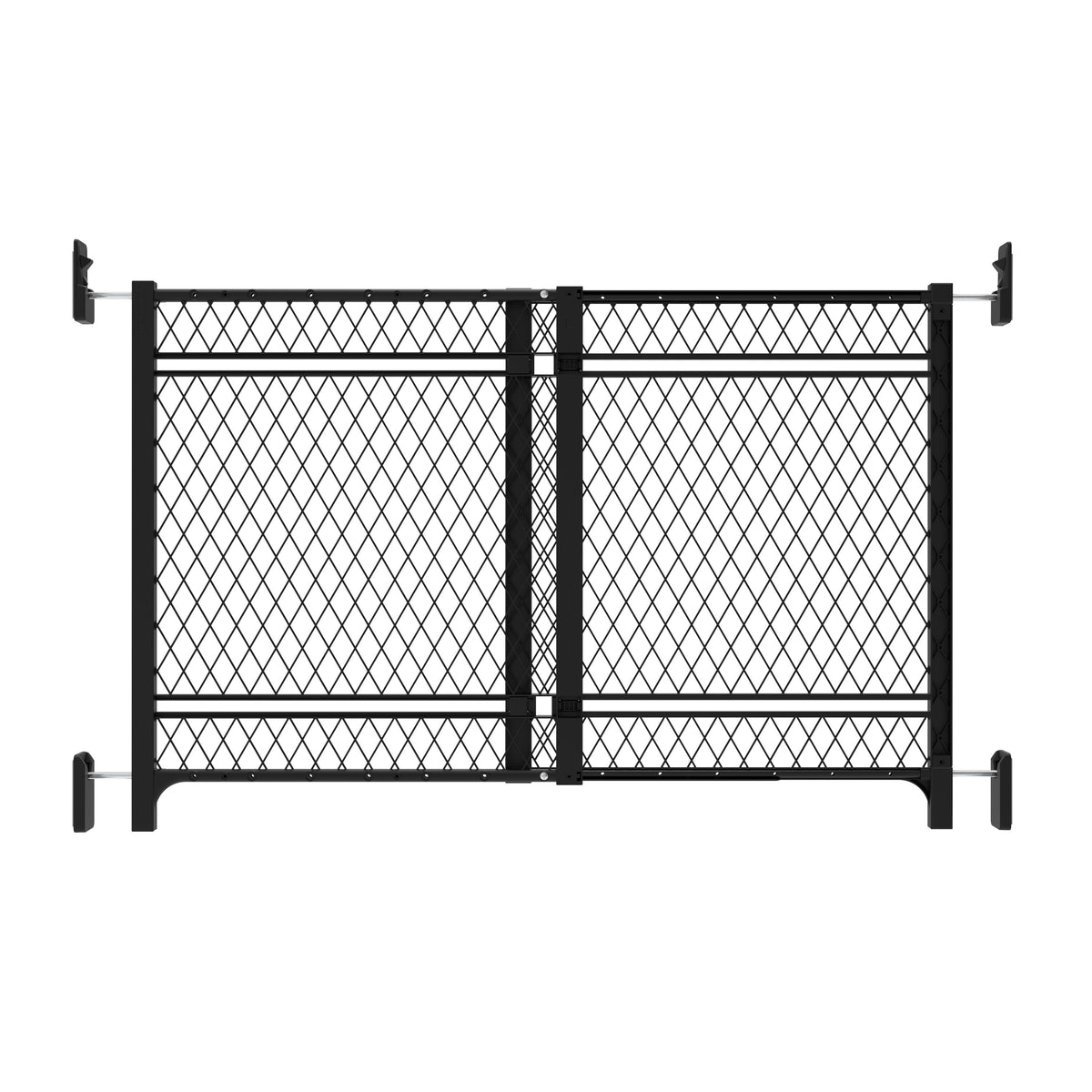 Doorway 42W Series Baby and Dog Gate 2-PK, Openings 23-42 Wide, 24 tall - Galvanized Steel