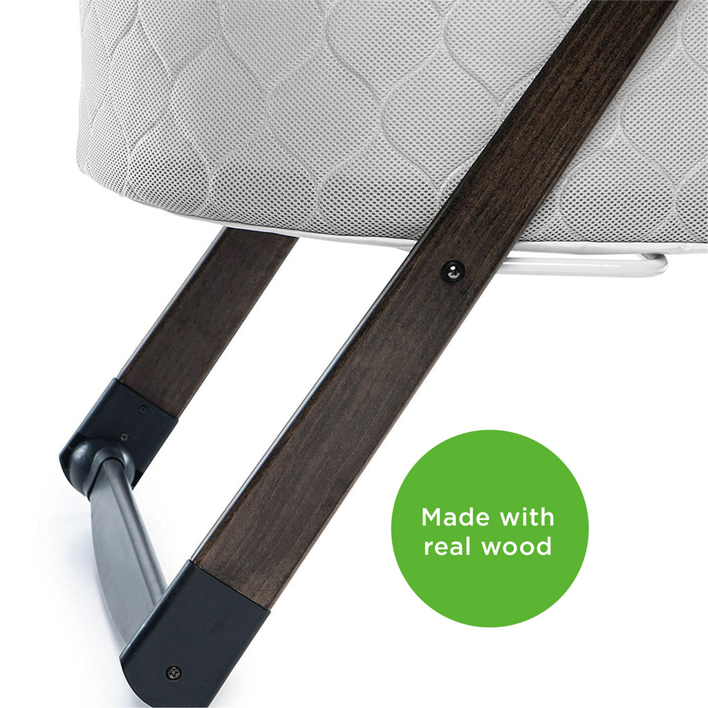 FoldAway Rocking Wood Bassinet - Carrington