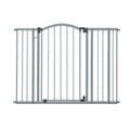 Main Street Pet and Baby Gate, Openings 29.5-53 Wide, 38 Tall - Cool Gray