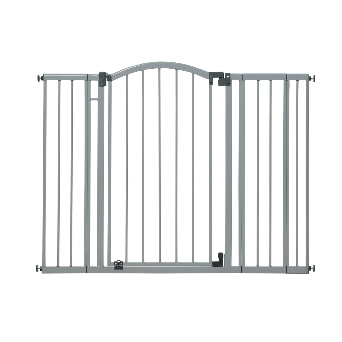 Main Street Pet and Baby Gate, Openings 29.5-53 Wide, 38 Tall - Cool Gray