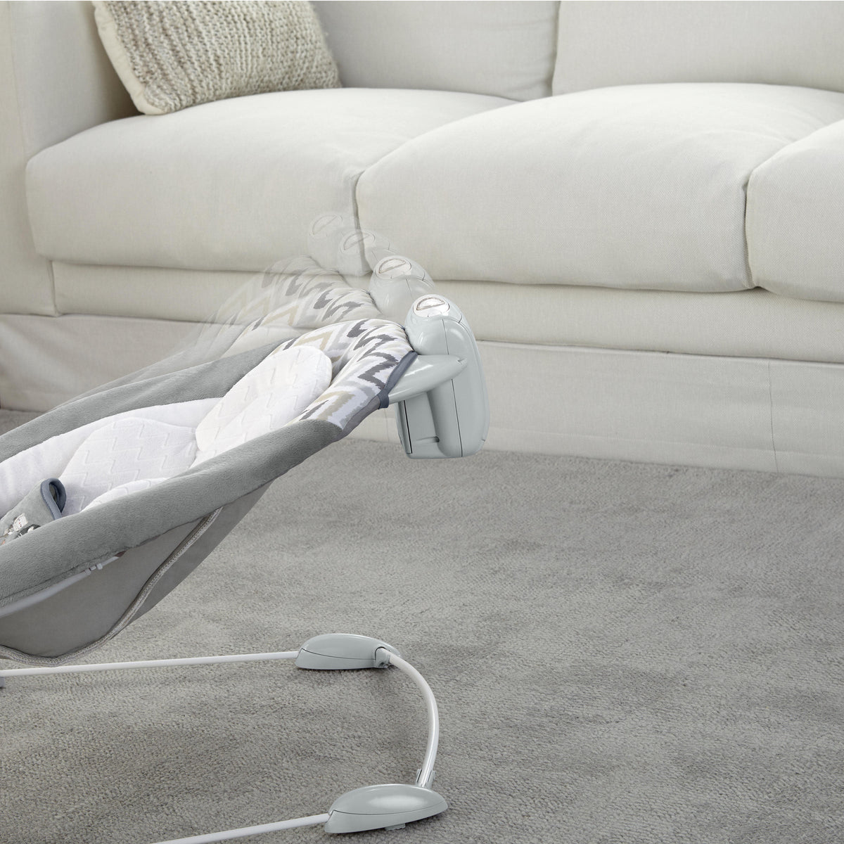 Ingenuity SmartBounce Automatic Baby Bouncer Seat, Braden