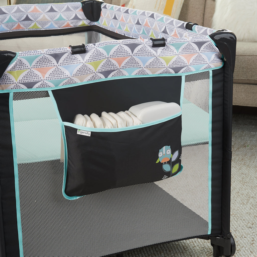 Ingenuity Smart & Simple Travel Cot, Bryant