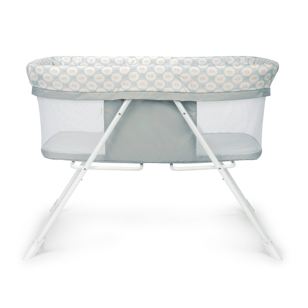 Ingenuity Snooze & Stow Rocking Portable Folding Bassinet - Sheppy (Gray)