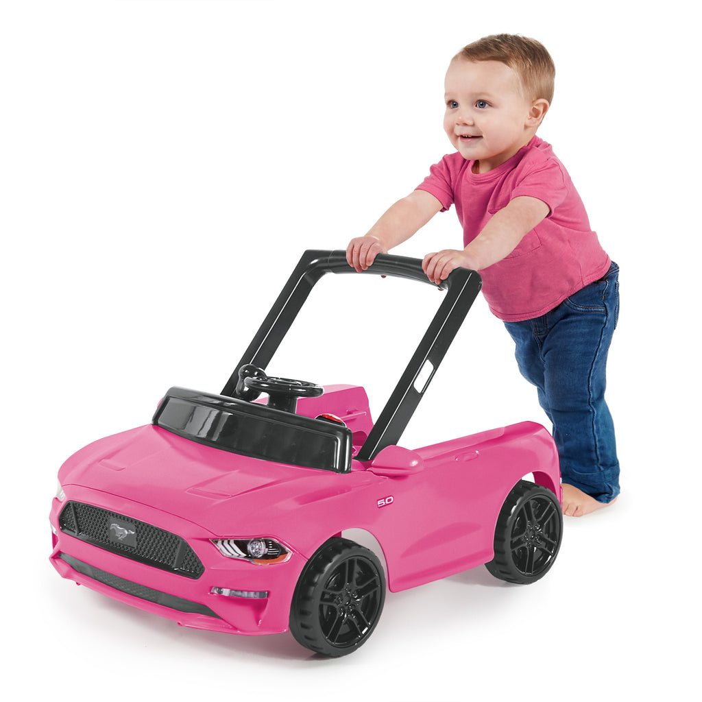 Ford Mustang 4-in-1 Pink Baby Activity Walker with 4 Ways to Play