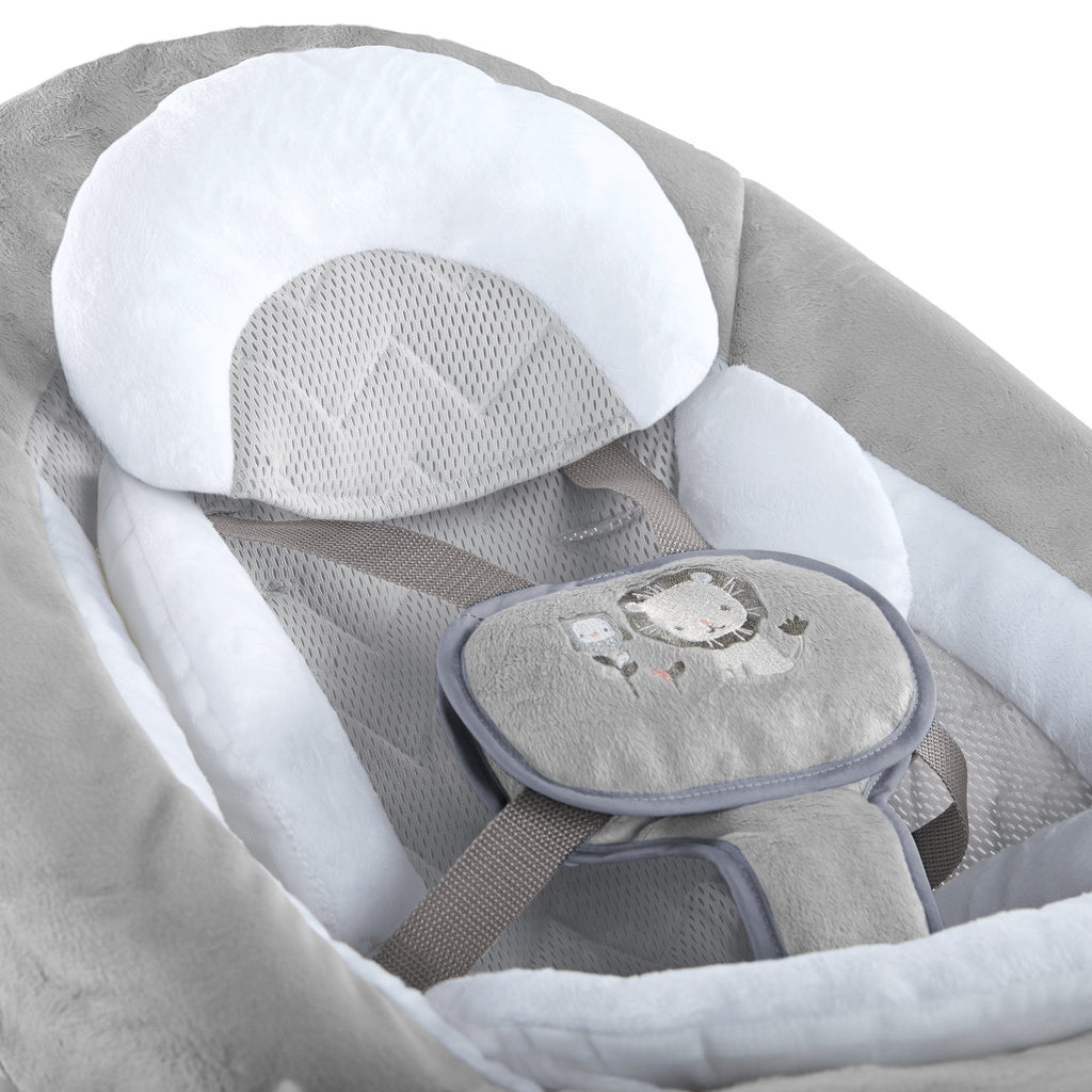 Ingenuity InLighten Baby Swing with Cool Mesh Fabric, Vibrations & Lights, Braden