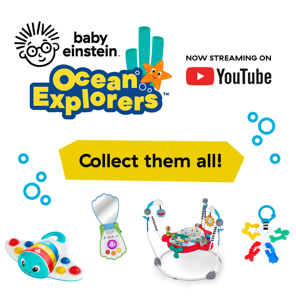 Baby Einstein Ocean Explorers Airplane Adventure 2-in-1 Activity Jumper, Ages 6+ months