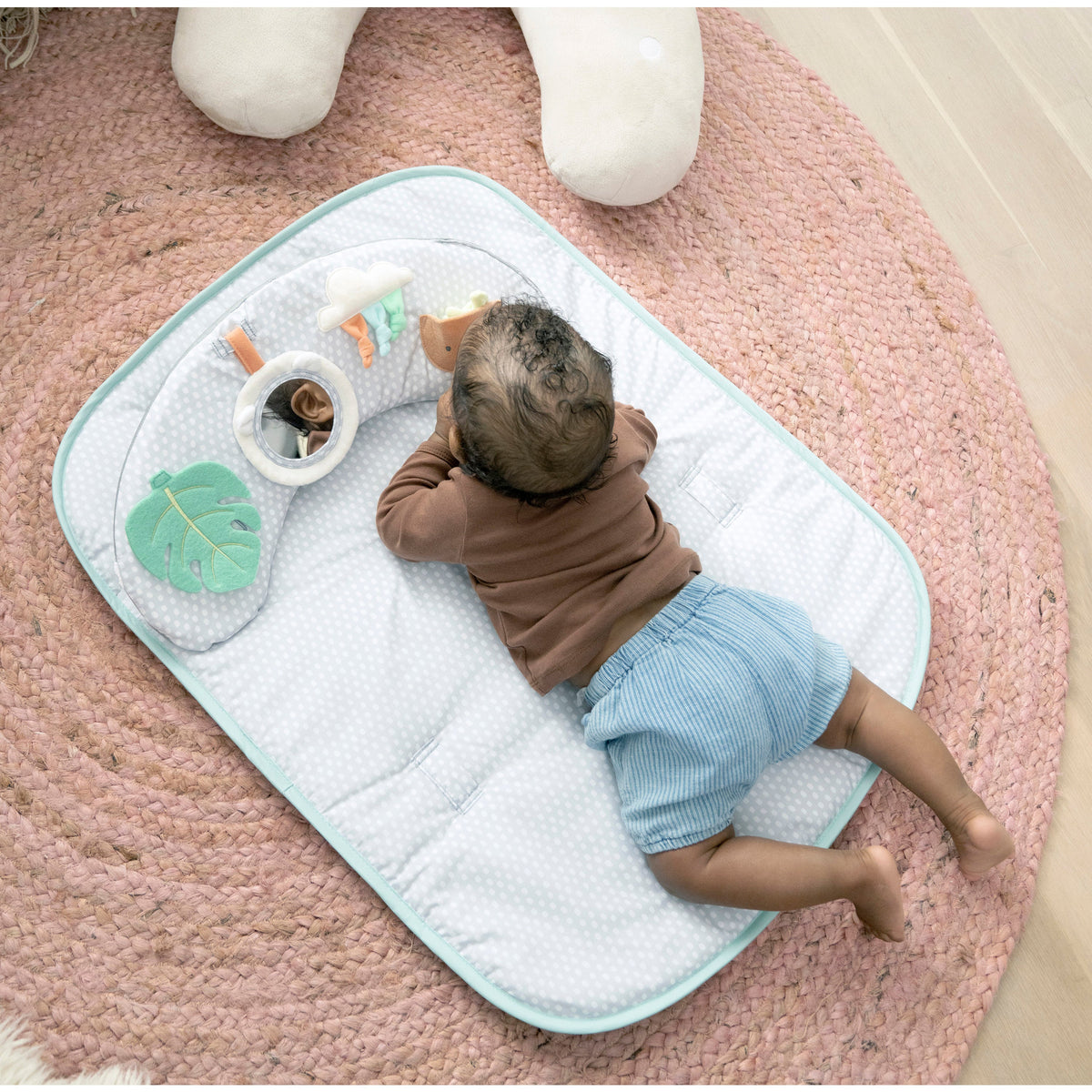 Ingenuity Cozy Prop 4-in-1 Sit Up & Prop Activity Mat - Nate