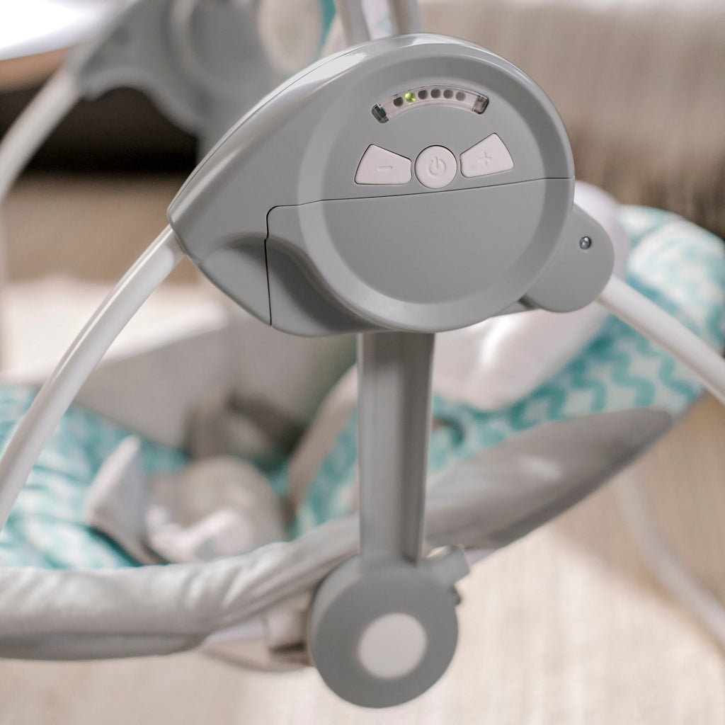Ity by Ingenuity Swingity Swing Easy-Fold Portable Baby Swing, Goji