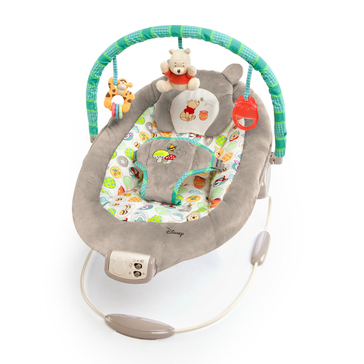 Bright Starts Disney Baby Winnie the Pooh Dots & Hunny Pots Baby Bouncer Infant Seat